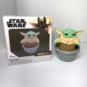 Star Wars Mandalorian The Child Salt and Pepper Shakers